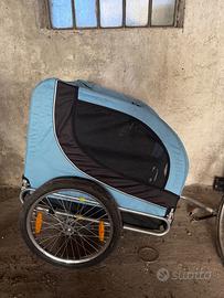 Carrello per bici porta pacchi e/o pet friend