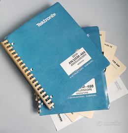 Sei manuali ORIGINALI oscilloscopio Tektronix 2235