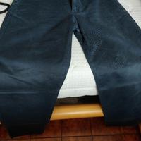 Pantaloni  da uomo puro cotone blue taglia 32
