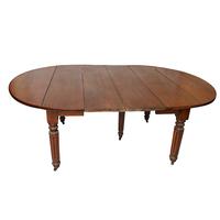 Tavolo a bandelle antico, Inglese, Vittoriano,