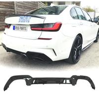 DIFFUSORE BMW G20 G21 19- LOOK M PERFORMANCE NERO 