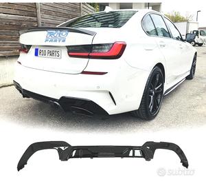 DIFFUSORE BMW G20 G21 19- LOOK M PERFORMANCE NERO 