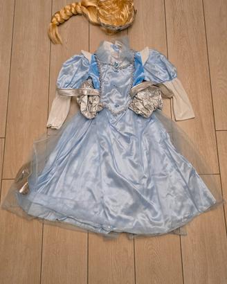 Vestito di Carnevale da Cenerentola Tg. 5/6 anni