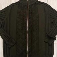 Maglione full zip cardigan 100% Lana Versace