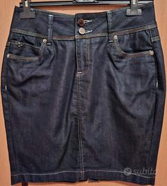 Gonna in jeans in cotone Brand Motivi