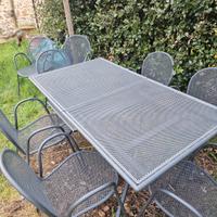 Tavolo esterno giardino allungabile  Emu + 8 se