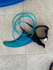 Pinna per longboard piu leash creature