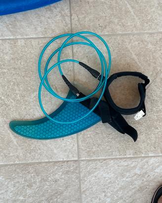 Pinna per longboard piu leash creature