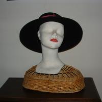 Scultura Busto Donna Donna Addobbo