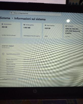 Notebook HP AMD A8 7410