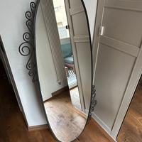 Specchio ovale ferro battuto EKNE IKEA 70x150