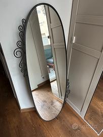 Specchio ovale ferro battuto EKNE IKEA 70x150