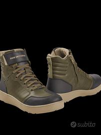 scarpe da moto bmw sneaker seoul gtx verde oliva t
