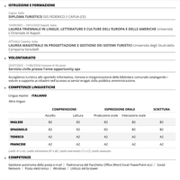 Receptionist/segretaria/insegnante/agenzia viaggi