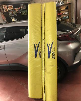 Coppia pali impianto pallavolo +copertura SCHIAVI