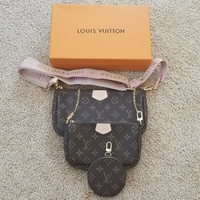 LOUIS VUITTON Multi pochette in Rose Claire