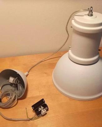 Lampada sospensione LAMPARA di Fontana Arte bianca