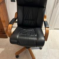 Poltrona ufficio pelle