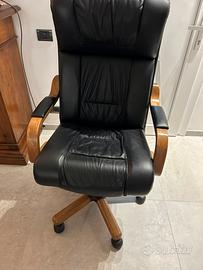 Poltrona ufficio pelle