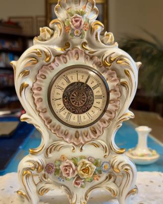Capodimonte orologio porcellana