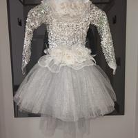 vestito abito carnevale cerimonia ballerina