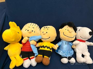 Set Peluche Peanuts (Snoopy, Charlie Brown e amici