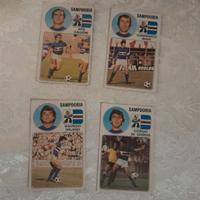 4 Figurine Calciatori Panini 1976-77 SAMPDORIA