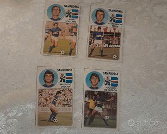 4 Figurine Calciatori Panini 1976-77 SAMPDORIA