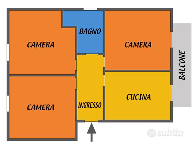 Quadrilocale casalecchio via garibaldi