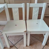 Tavolo con due sedie IKEA KRITTER
