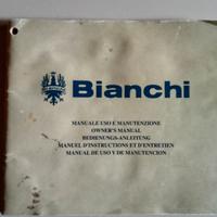 Libretto Manutenzione Bicicletta BIANCHI ORIGINALE