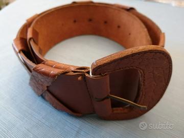 Cintura donna in  cuoio "I Santi"