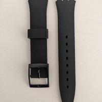 Nuovo cinturino nero da 17 mm compatibile Swatch