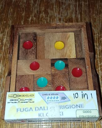 GIOCO ROMPICAPO IN LEGNO "FUGA DALLA PRIGIONE"