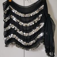 cintura per belly dance colore nero