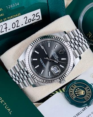 Rolex Datejust 41mm 126334 Rhodium - 2025
