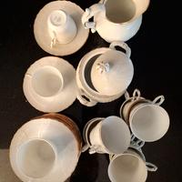 Servizio caffe Vecchio Ginori filo oro