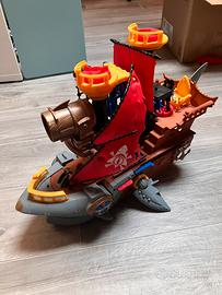 Squalo Nave dei pirati fisher-price Imaginext