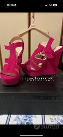 Sandali con zeppa fucsia nuovi – Primadonna n. 36