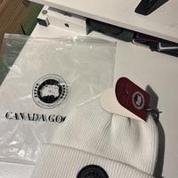 Berretto di lana Canada Goose bianco