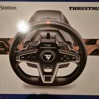 Volante thrustmaster T248 + Pedaliera + sedia 