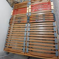 Letto matrimoniale ortopedico legno massello 