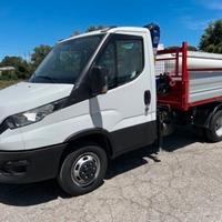 Iveco daily con gru e ribaltabile