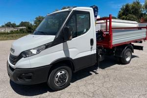 Iveco daily con gru e ribaltabile