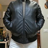 Giacchetto di pelle Combipel uomo taglia L.52 nero