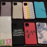 Samsung A12  7 Cover + 1 Vetro temperato