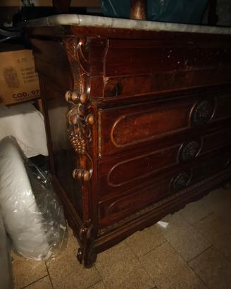 3 pezzi di mobili antichi di pregio fine 800