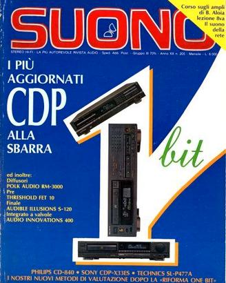 rivista SUONO numero 205 giugno 1990