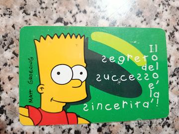 Carta "THE SIMPSON - BART"