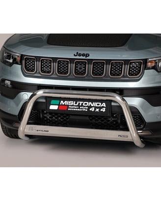 Jeep Compass/Hybrid 2022> Bull Bar e pedane inox